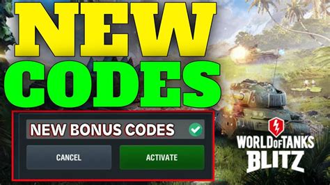 Latest World Of Tanks Blitz Codes Wot Blitz Bonus Code World