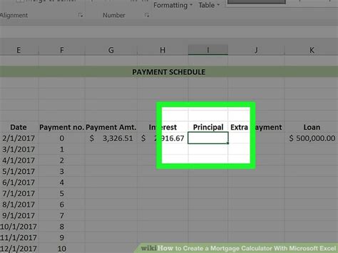 Ways To Create A Mortgage Calculator With Microsoft Excel