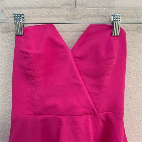 Naven Dresses Naven Hot Pink Strapless Dress Celebrity Worn Poshmark