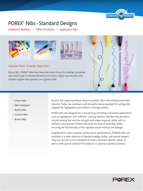 Catalog - Standard Nibs | PDF | Writing Implements | Stationery
