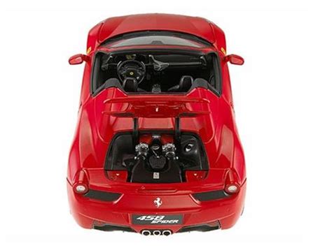 Miniatura Ferrari Spider Vermelha Hot Wheels Elite