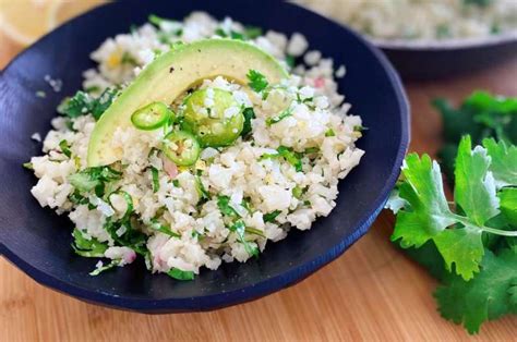 Arroz De Coliflor Con Cilantro Mesa Sana