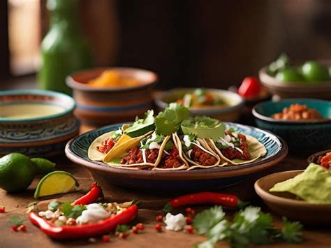 Premium Photo Authentic Flavors Unveiled Captivating Mexican Cuisine