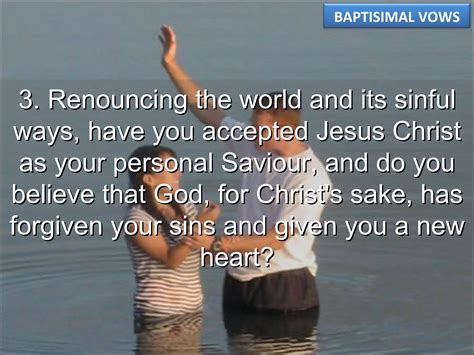 Baptismal Vows Standard 13 1223153130236820 9 Ppt