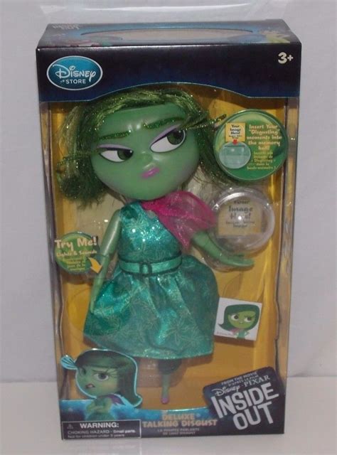 Disney Store Inside Out Deluxe Talking Disgust Doll Disney Store Disney Disgust