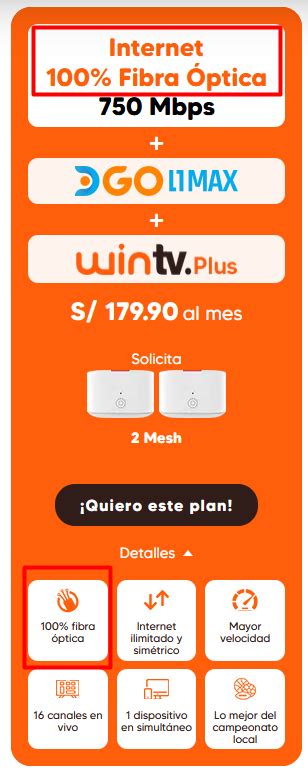 Cómo saber si mi conexión es fibra óptica pura WIN Internet