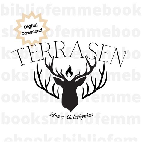 Terrasen Svg Png  Pdf Bookish Bookish Designs Throne Of Glass Cut Files Etsy Canada