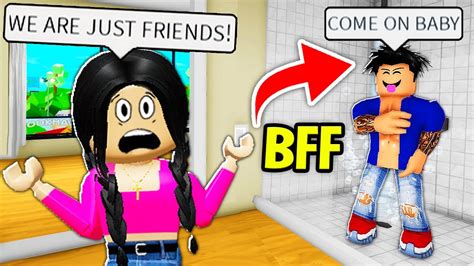 My Best Friend Tried To Kiss Me In Roblox Brookhaven Rp Youtube