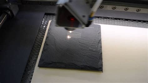 Laser Engraving A Slate Coaster Youtube