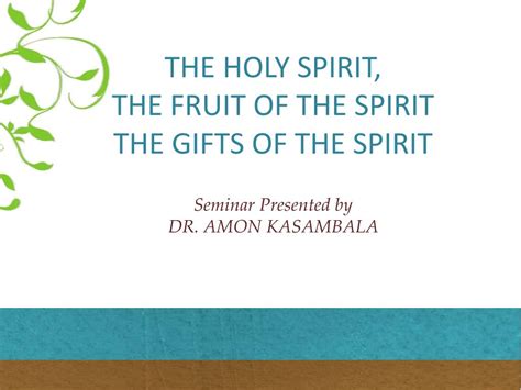 Fruit Of The Spirit Powerpoint Background