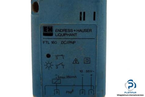 Endress Hauser Ftl Dc Point Level Detection Platinum International