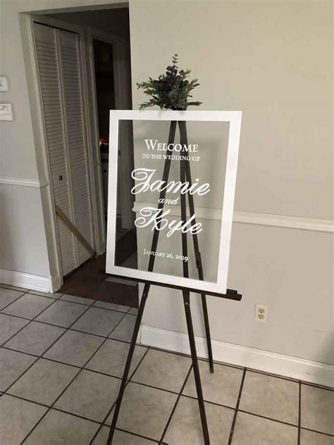 Wooden Easel Wedding Sign Stand Floor Easel For Welcome Sign