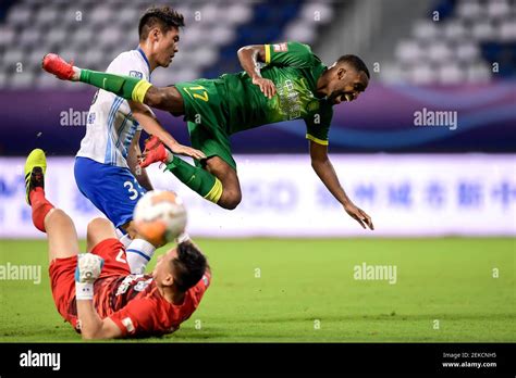 French Born Congolese Football Player Cedric Bakambu Of Beijing Sinobo