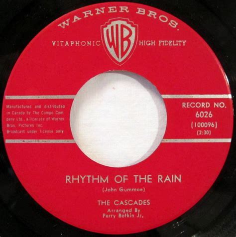 The Cascades Rhythm Of The Rain 1963 Vinyl Discogs