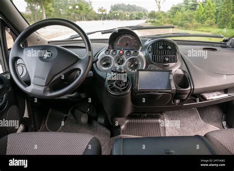 Interior Of The Fiat Multipla Based Zotye M300 Ev An Early Chinese Ev Photographed At The Ev