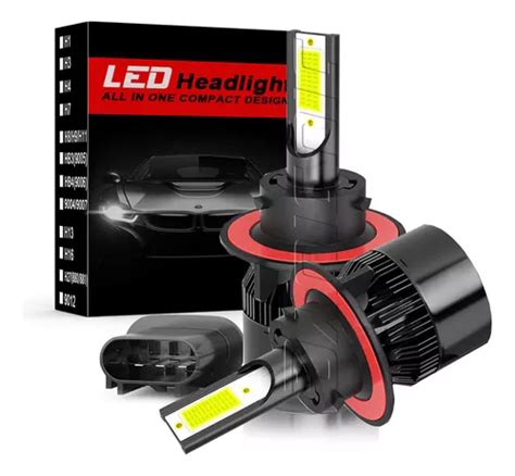 Kit Faros Luz Led H Lm Para Ford Haz Alta Baja Cuotas Sin