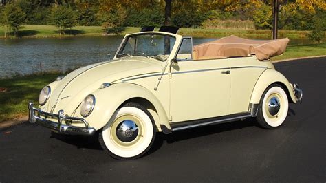 1959 Volkswagen Beetle Convertible Presented As Lot S88 1 At Schaumburg Il Beetle Convertible