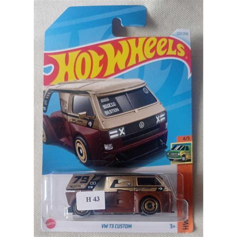Jual Hot Wheels VW T Custom Brown HW Vans No Shopee Indonesia