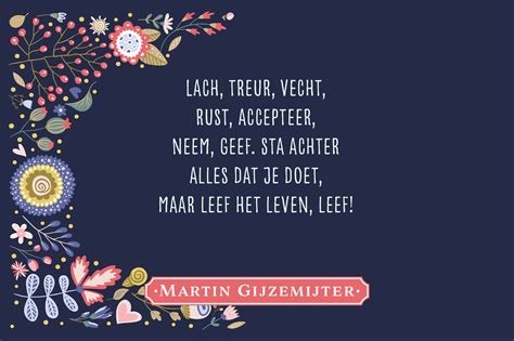 Leef Het Leven Dichtgedachten 106 Martin Gijzemijter