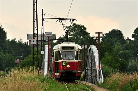 Konstal 803N 2 Lutomiersk Tramwaje Podmiejskie Tuż przed Flickr