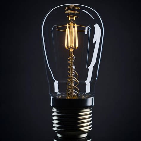 Premium Ai Image Tungsten Light Bulb