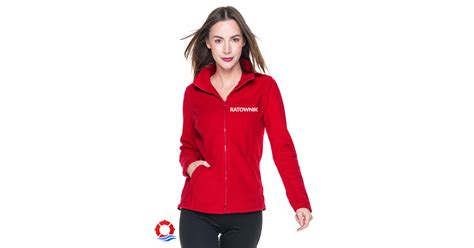 Bluza Polar Damski Czerwony Ratownik