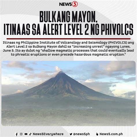 News5 On Twitter Nakapagtala Ang Mayon Volcano Network Ng 318