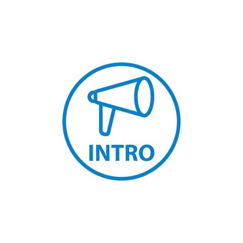 Premium Vector | Intro icon vector design templates