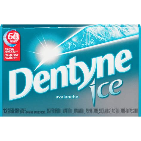 Dentyne Ice Avalanche 12 Piece Gum Singles 12 Pack Iwholesalecandyca