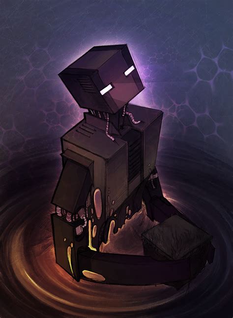 Enderman Robot by Iya-Kandie-Red on DeviantArt