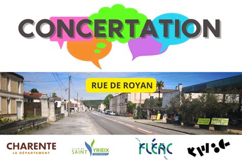 Concertation Rue De Royan Saint Yrieix Sur Charente