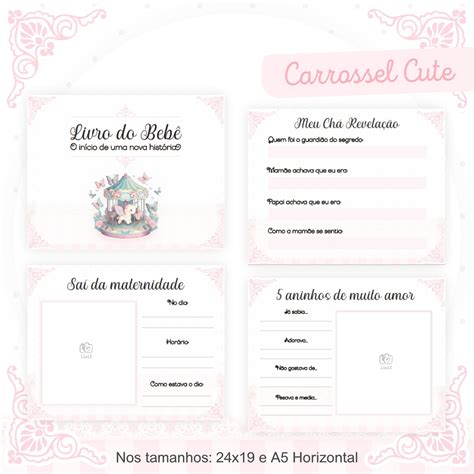 Livro Do Beb Carrossel Cute Elo Produtos Especiais