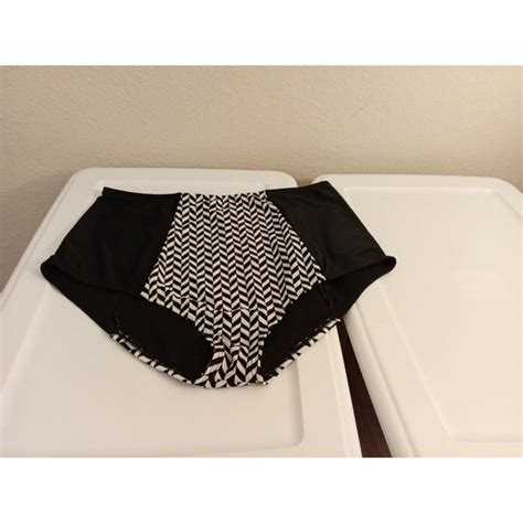 Swimsuits For All Swim Womens Swim Suits For All Swim Sexy High Rise Blackwhite Bikini