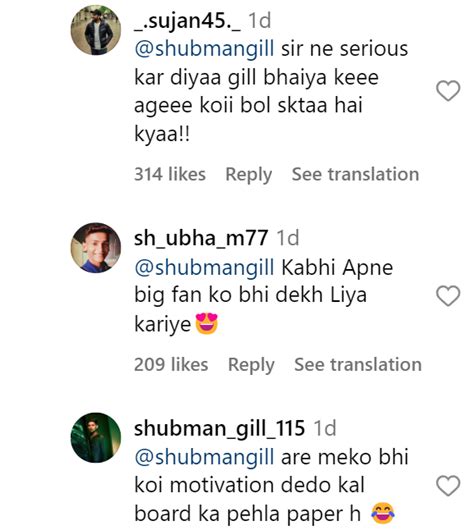 Shubman Gill S Epic Response To A Girl Who Asked Him To Reply On Her