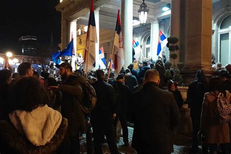 Osmi Protest U Beogradu Zavr En Ispred Policijske Uprave Tra Ene