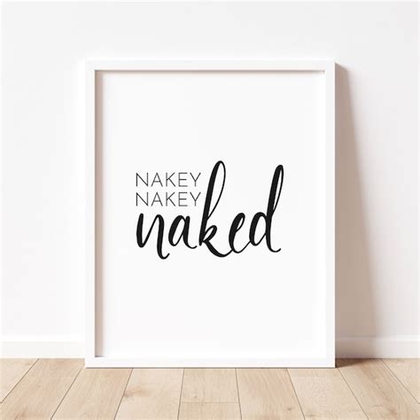 Naked Poster Etsy UK