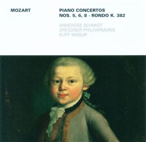 Amazon Co Jp Mozart Piano Concertos Nos 5 6 8 Rondo KV 382