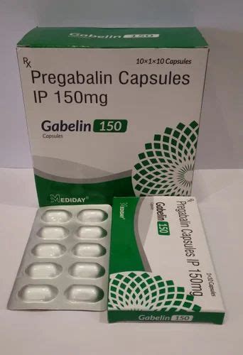Pregabalin Capsule, 150 mg at Rs 2600/box in Panchkula | ID: 2853080330448