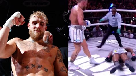 Boxing Fans Claim Jake Pauls Knockout Against Tyron Woodley Was Rigged Metro News