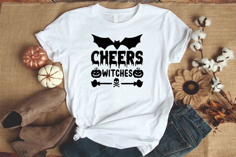 Cheers Witches Halloween T Shirt Graphic By Graphicbd Creative Fabrica