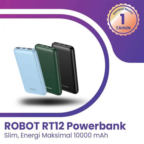 Jual Robot Powerbank Rt Desain Slim Energi Maksimal Mah Di