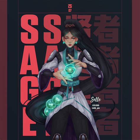 Sage | VALORANT (FAN ART Ver. 1) by remiNISE123 on DeviantArt