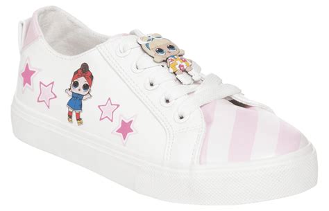 Lol Surprise Shoes Girls Pink And White Athletic Sneaker Little Kid