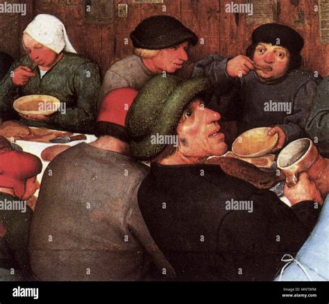 Peasant Wedding Detail Circa 1567 990 Pieter Bruegel The Elder