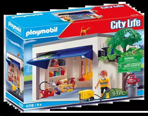 Playmobil Boite Neuve City Life Garage De La Maison Neuf