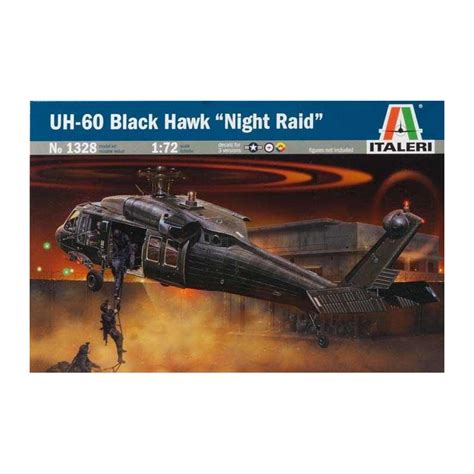 ITALERI UH 60 MH 60 Black Hawk Night Raid