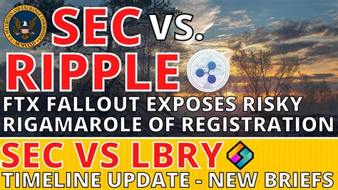 Xrp Ripple News Today 😱 Sec V Ripple And Risky Rigamarole Of Registration