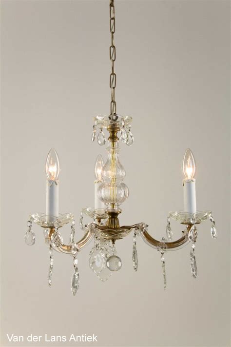 Crystal Maria Theresia Chandelier Van Der Lans Antique Chandeliers