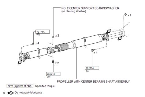 Toyota Tundra Service Manual Components Propeller Shaft Assembly