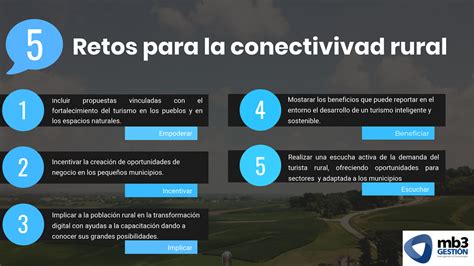 5 Retos Para La Conectividad Rural MB3 GESTION